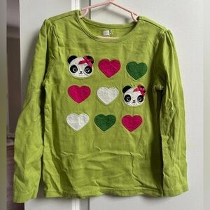5/6 Crazy 8 Panda Heart shirt